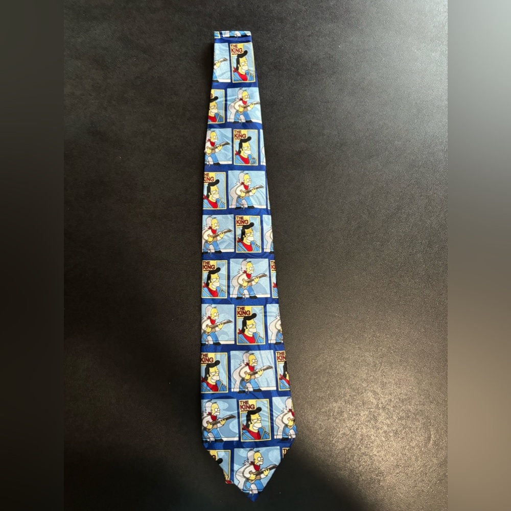 Simpsons silk tie